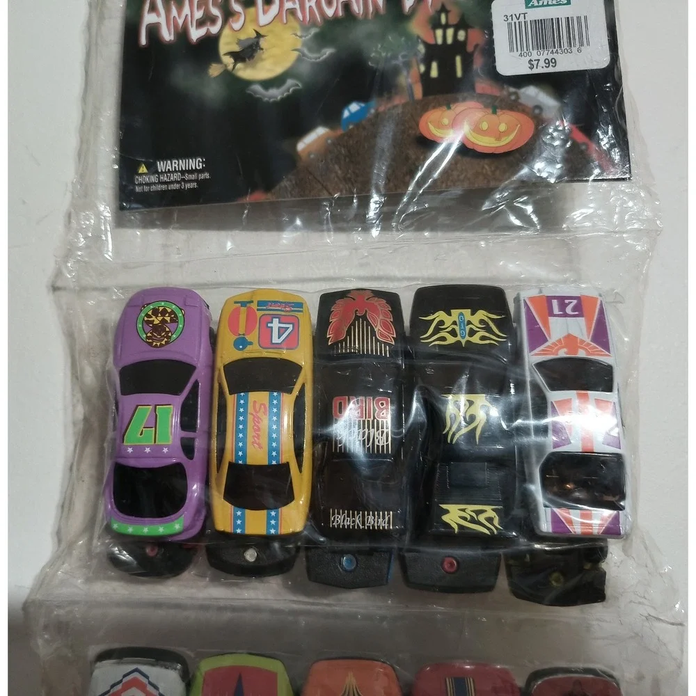40 Pc Diecast Toy Car Lot Set Sealed Ames Department Store Bargain Bag VTG RARE